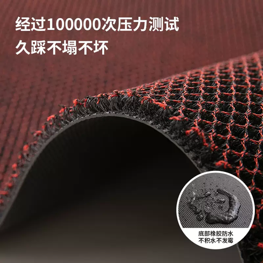 Yusenyi entrance door floor mat new style door entrance entrance door mat outdoor anti-slip dust removal special carpet high-grade gray 80 pieces 80x120cm (strong anti-slip丨upgrade thickening)