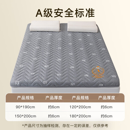 MUJI Class A fabric soybean antibacterial anti-pressure mattress mattress cover household anti-slip foldable mattress 1.2*2m bed