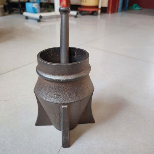 Old iron folk objects, cast iron mortars, old-fashioned medicine jars, pharmacy jars, garlic jars, handmade home-made collection, small size