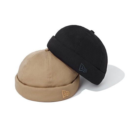 NEW ERA street hip-hop trend melon skin hat men and women same style couple versatile landlord hat black default one size F