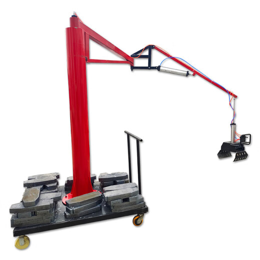 Pneumatic mechanical gripper balance crane mobile handling cement loading and unloading assist mechanical arm chemical fertilizer loading and unloading artifact mobile arm length 5 meters deposit