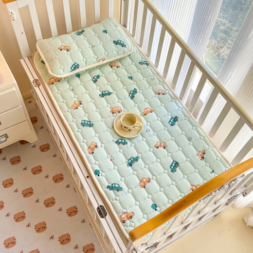 Class A cotton quilted kindergarten mattress, children's special nap baby mattress mat, bedding, Dudu Auto, Class A standard, soft and skin-friendly, 50x120cm single mattress