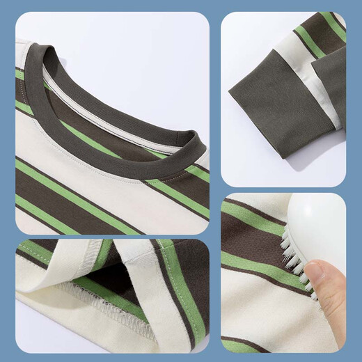 Pull back children's clothing boys' bottoming shirt 2026 new youth fashion long-sleeved T-shirt spring children's casual spring tops apricot gray/H pull back hook green K 110