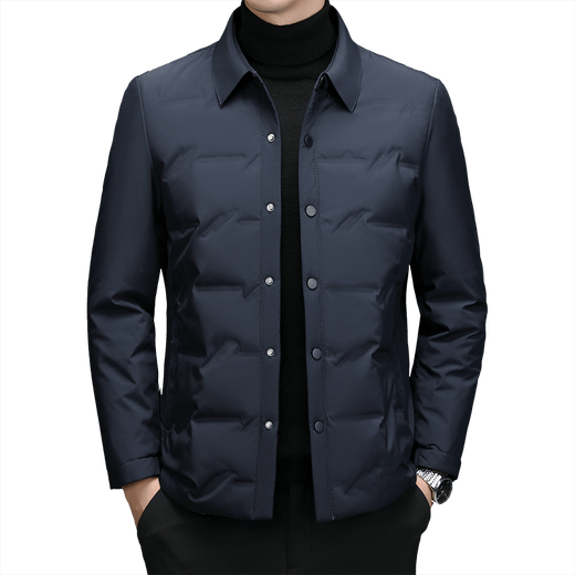 LiLang Mall's same style men's down jacket winter new thin lapel jacket middle and young men's warm casual jacket Hulan 9633 L 175