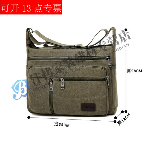 TNBROTHERS electrician bag tool bag canvas bag shoulder crossbody bag multi-functional thickened heavy-duty wear-resistant repair bag plumber electrician small thickened one-shoulder canvas vertical zipper brown