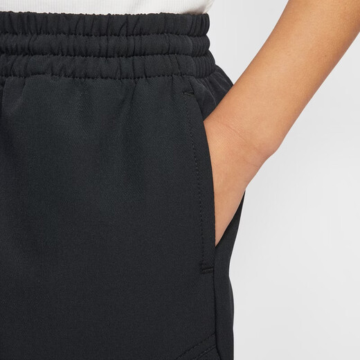 Nike toddler thin velvet lining overalls trousers spring new boys functional style woven comfortable NIKE IU5327 010 black 110 XS