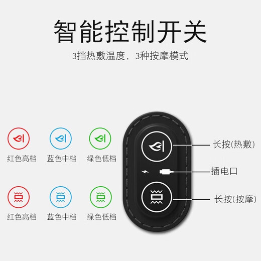 DIKTT German special pillow for sleeping cervical vertebra, cervical vertebra massager to help sleep, memory foam anti-arch neck pillow, heating compress, massage pillow, massage artifact, deep sleep massager, upgraded model. Vibration massage + constant temperature hot compress. Classic gray memory foam/improve cervical vertebra/not easy to use, refundable