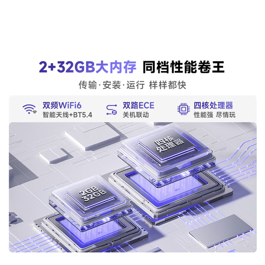 Vidda R65 2025 海信电视 65英寸 超高清超薄电视 2+32G 全面屏智慧屏智能液晶电视 65V1Q-R 65英寸