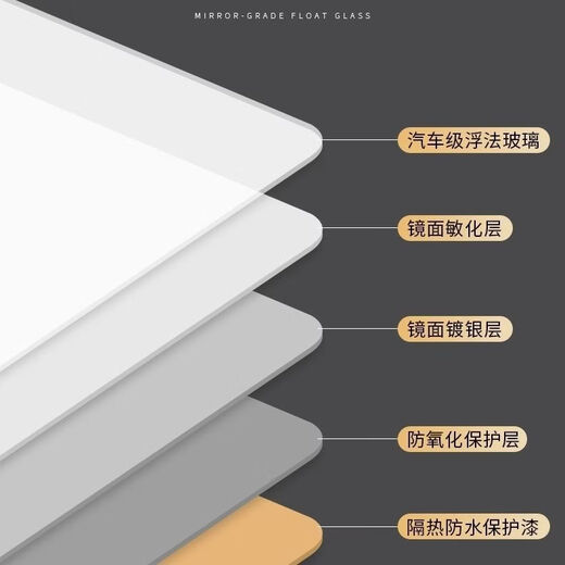 Bathroom Smart Mirror Customized Bathroom Mirror Touch Screen LED Cosmetic Mirror with Light New Wall-Mounted Bathroom Mirror White Light + No Touch 90cm*150cm