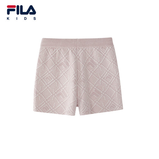 FILA children's shorts 2026 spring new style for girls, middle and large children, casual inner wear, woolen knitted trousers, full print 2-ZB 160