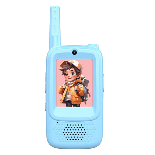 Children's walkie-talkie can video parent-child interaction wireless long-distance conversation baby mini phone wireless conversation conversation toys boys and girls gifts KS2 pink and blue pair - flagship video call (no fees required)