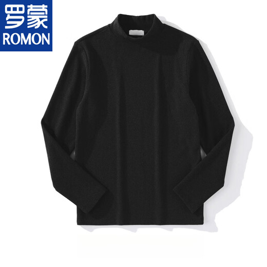 ROMON winter leather jacket men's velvet thickened American high street motorcycle jacket handsome loose casual pu leather top with black German velvet lining M The quality is higher than that of its peers