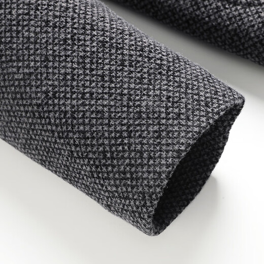 Dad chenille jacket men's velvet thickened middle-aged and elderly woolen cotton jacket middle-aged men's winter clothing cotton clothes dark gray L 175 yards 110-125Jin Jin equals 0.5 kg