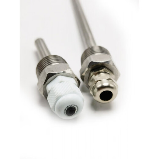 Yaowanxi 6-point blind tube solar air energy temperature probe protective cover temperature sensor shell six-point thread DN20 8*30mm (201)