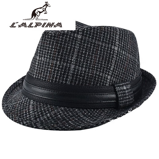 Alpina Kangaroo Men's Hat Autumn and Winter Middle-aged and Elderly Hats Men's British Gentleman Hats Spring and Autumn Elderly Dad Hats Brown Thick One Size