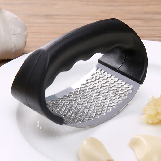 Rice harvesting stainless steel ring garlic press kitchen manual garlic masher household small garlic pounder garlic ginger juice garlic press ring garlic press