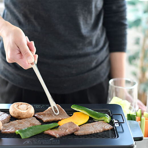 Miss Pot and Mr. Chef, Japanese-made original imported cooking tongs, barbecue tongs, non-slip and anti-scalding barbecue tongs, steak tongs, home kitchen food tongs, bi-monthly stainless steel tongs