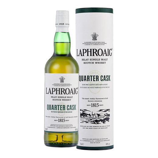 Laphroaig single malt whiskey Scotch wine overseas original bottle imported Islay sea breeze peat box slightly flawed - Laphroaig quarter barrel 700mL 1 bottle