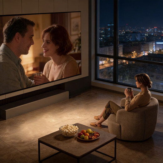 ProPre TV telescopic rack (32-75 inches) TV bracket wall-mounted universal telescopic rotating TV rack suitable for Skyworth Huawei Hisense TCL Samsung TV rack