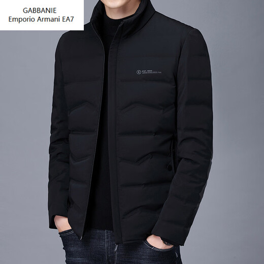 Emporio Armani EA7 Armani light luxury down jacket men's winter 2026 new high-end lightweight quilted warm stand-up collar middle-aged men's outer upper green M
