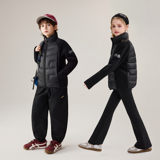 ASK JUNIOR Paris Fashion Week Catwalk Same Style Children's Waterproof Cotton Clothes New Year's Jackets Winter Warm Boys' Mountaineering Clothes