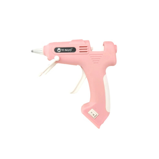 Multifunctional hot melt glue gun for children, anti-scalding, household diy handmade 7mm glue stick, kindergarten lithium electric hot melt gun, special for children, cute purple - upgraded model - 60 minutes long battery life, A grade glue stick/export quality 30 - recommended
