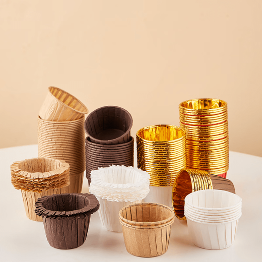 YOUQIN (YOUQIN) same quality high-temperature resistant cake paper cup muffin baking tool bake-resistant muffin paper cup kraft oil-proof paper cup white-100 pieces