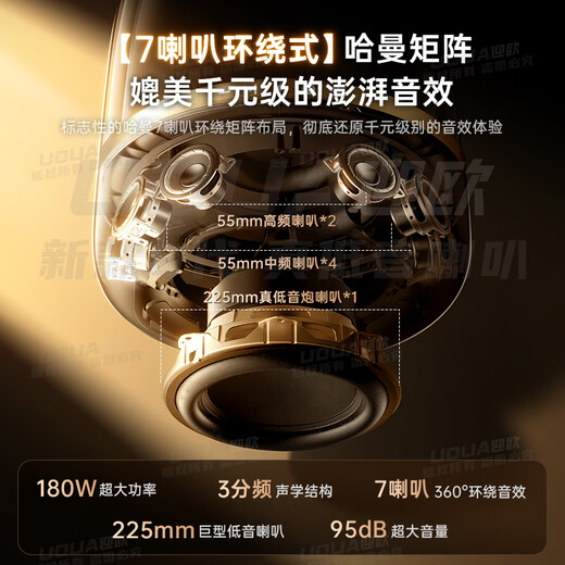 UOUA best-selling N0.1 on the whole network丨Harman Glazed 8th Generation Harman Bluetooth Audio Glazed 5th Generation Speaker 4th Generation Huaqiangbei Subwoofer Desktop Computer Berlin Sound High Quality New 8th Generation丨True Subwoofer Ultra Flagship Edition Free Trial丨National Warranty丨Authentic Guarantee