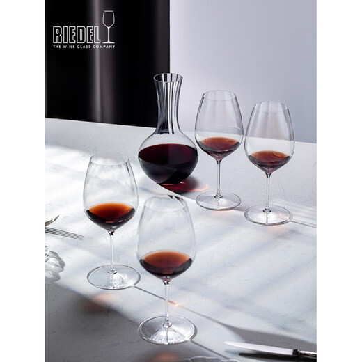 RIEDEL Housewarming Gift Prism Decanter Crystal Red Wine Glass Cabernet Sauvignon Pinot Noir Cup Imported Prism Decanter + Pinot Noir Cup 2 Boxes of 4