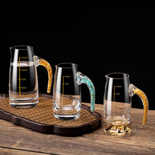 Tuojin German imported quality thickened hotel crystal glass wine dispenser flask wine cup household white wine glass spirit cup male single (Jinshan wine dispenser 100ml)