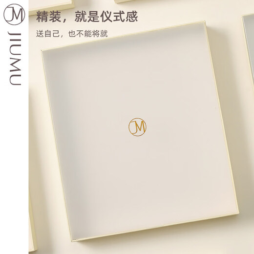 JIUMU Wool Hat Women's Autumn and Winter Pure Wool Korean Thick Warm Ear Protector Mother's Knitted Confinement Hat Light Brown One Size (Stretchable)