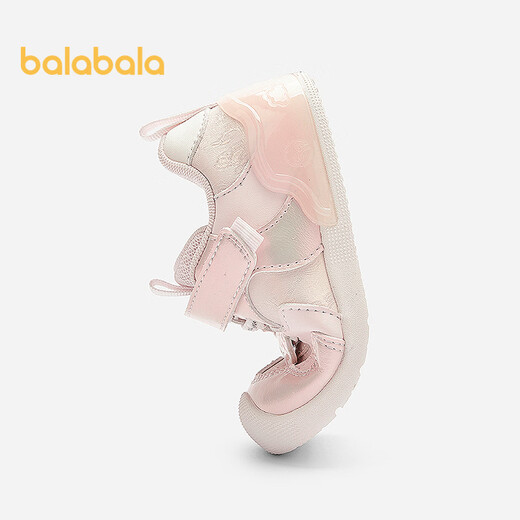 Balabala children's shoes children's toddler shoes girls 2025 spring and autumn anti-slip baby shoes same style in shopping malls