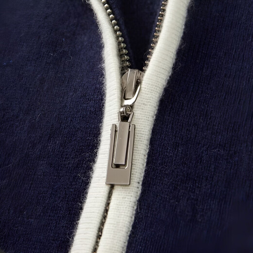 XJSGS international luxury high-end brand men's pure wool knitted bottoming shirt autumn and winter thickened lapel casual sweater high-end black men's brand winter style S