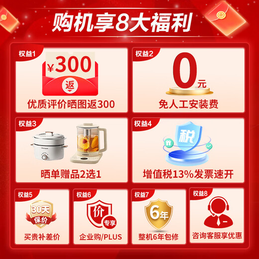 海尔（Haier）中央空调10匹一拖二天花机吸顶机一级能效【店铺门面】RFC250MXBYF1裸机免人工费 京东自营