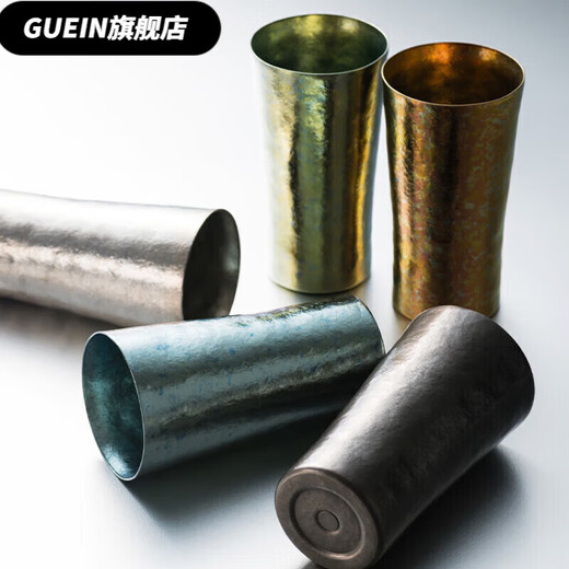 Tuojin cold insulation double-layer vacuum handmade pure titanium domestic spot silver