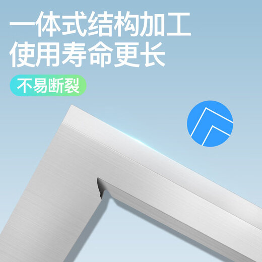Haliang Japanese three-measure knife-edge angle ruler high-precision blade-edge ruler 90-degree angle ruler stainless steel right angle 50-300mm narrow edge 200*125*10