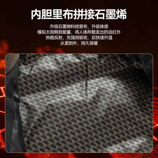 ROMON Graphene Men's Fur Collar Down Jacket 2025 Winter New Business Casual Versatile Warm Jacket Men's Khaki 2XL (185) Recommended 150-165 Jin Jin equals 0.5 kg