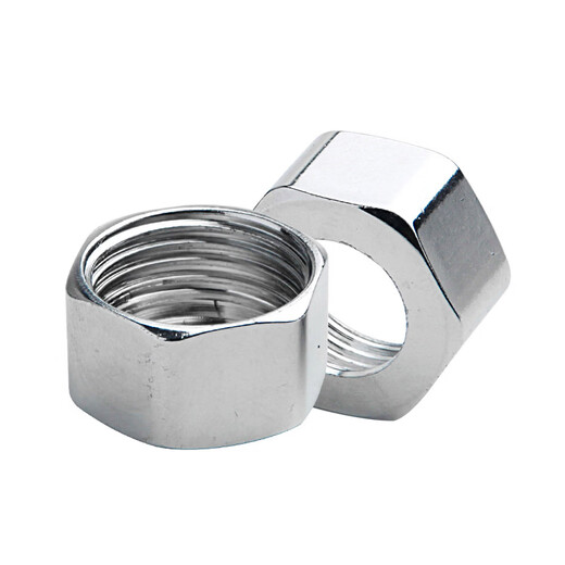 Pupan 304 stainless steel bellows nut 4 points 6 minutes 1 inch special nut gas water heater water inlet pipe threaded joint 4 points 304 steel cap (with 16 tubes) 10 pieces (10 gaskets included) None