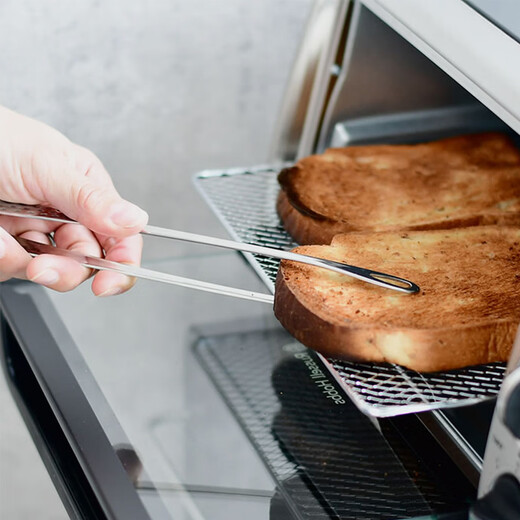 Miss Pot and Mr. Chef, Japanese-made original imported cooking tongs, barbecue tongs, non-slip and anti-scalding barbecue tongs, steak tongs, home kitchen food tongs, bi-monthly stainless steel tongs