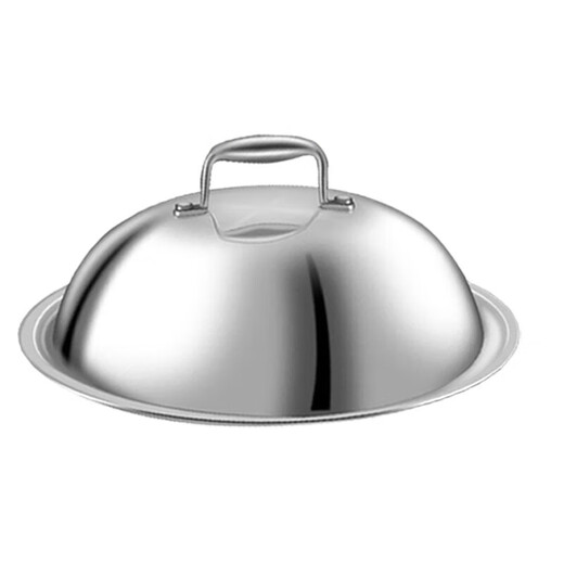 Tuojin stainless steel pot lid 28/30/32/34cm heightened, deepened and thickened without rivets one-piece high arch 30CM steam grid