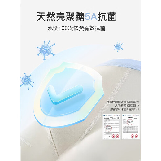 Nido Bear children's underwear, boy's underwear, boy's boxer briefs, boy's medium and large children's shorts, antibacterial 4-pack 110 recommended weight 25-34Jin Jin equals 0.5 kg