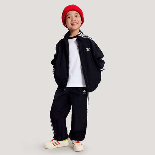 Adidas (adidas) children's shoes 26 spring and autumn boys and girls children's clover ADIFOM shell toe slip-on sneakers sports shoes KH5698