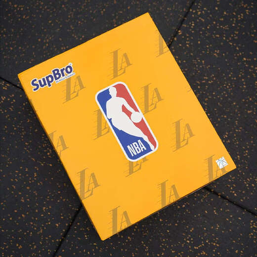 Yusenyi NBA shoe box Lakers peripheral sneaker storage box trendy shoe wall home shoe cabinet Lakers NA co-branded professional style x2 pack 33.7x26.5x20.6cm