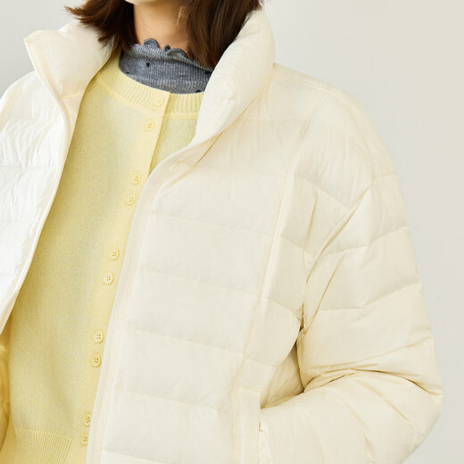 Nishimachi Village House (SETIROM) Nishimachi Village House Korean 90 White Duck Down Jacket Women's 2025 Winter New Short Down Jacket XHAD10982 Off-White One Size