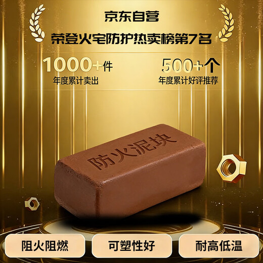 Beifute fireproof mud sealing clay organic fireproof plugging material insulation flame retardant high temperature air conditioning hole plugging fireproof mud 2KG