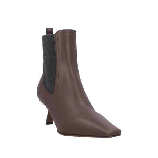 Brunello Cucinelli Light Luxury Women's Ankle Boots Dark brown 20 | 39 EU