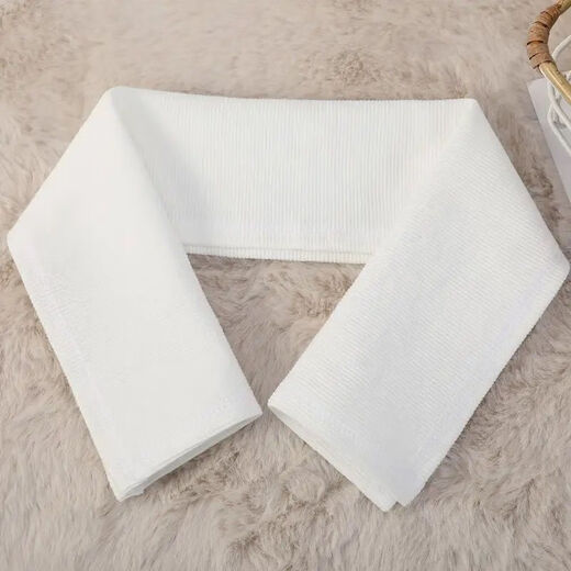 Down jacket collar, anti-dirty artifact, collar accessories, threaded protective sleeve, all-inclusive cotton coat collar protection bag, coffee knitted fine threaded bag collar with + thread, 54 length * width 16cm