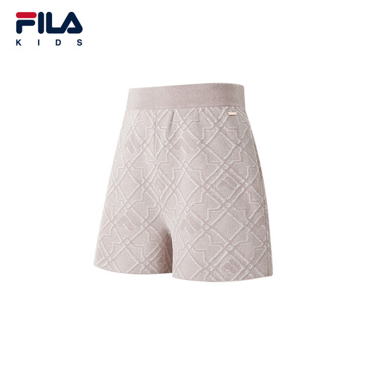 FILA children's shorts 2026 spring new style for girls, middle and large children, casual inner wear, woolen knitted trousers, full print 2-ZB 160