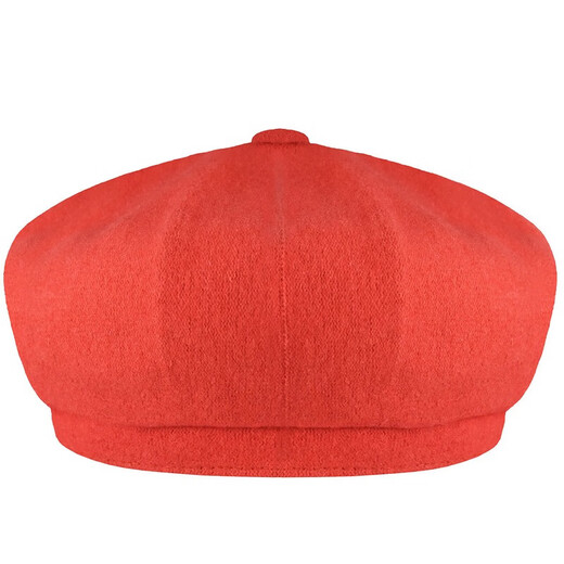 KANGOL beret painter hat pumpkin hat women's hat autumn and winter style retro fashion simple and versatile style K3107ST Cherry Glow orange M L suitable for head circumference 58-59c
