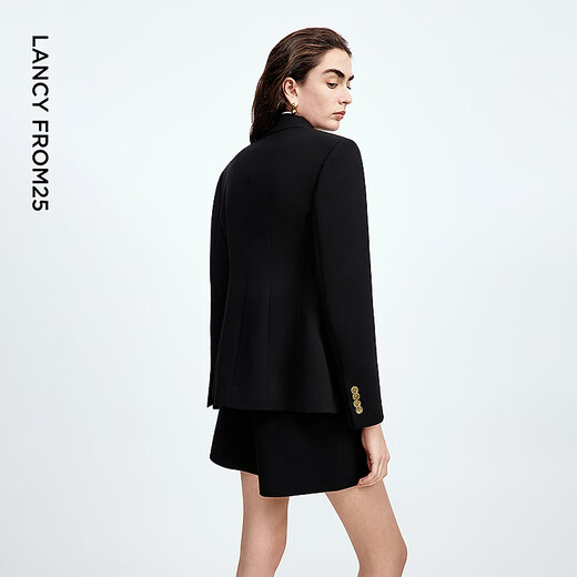 Langzi acetic acid retro fashion light workplace suit temperament commuting high-end suit for women in autumn